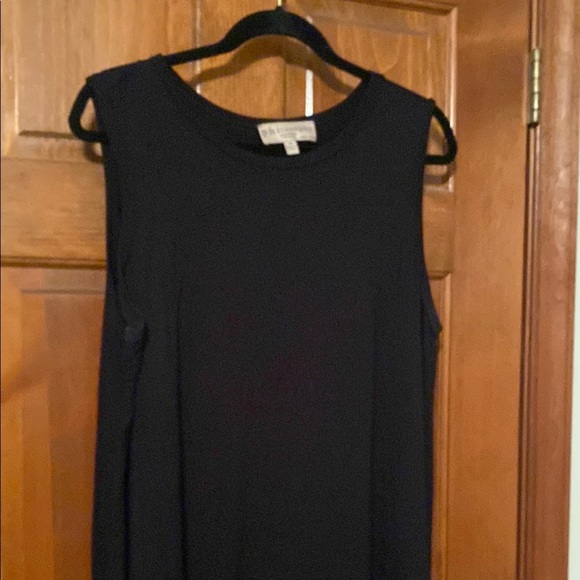 Philosophy Black Sleeveless Midi Dress Size 1XL - Picture 3 of 6